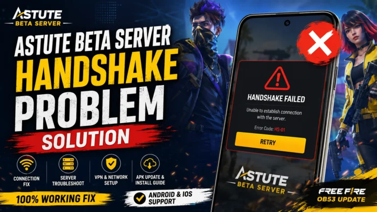 astute beta server handshake problem
